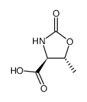(4S,5R)-5-Methyl-2-oxazolidinone-4-carboxylic acid Structure