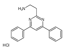 2-(4,6-diphenylpyrimidin-2-yl)ethanamine,hydrochloride结构式