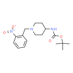 tert-butyl 1-(2-nitrobenzyl)piperidin-4-ylcarbamate picture