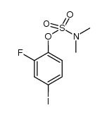 2-fluoro-4-iodophenyl dimethylsulfamate结构式