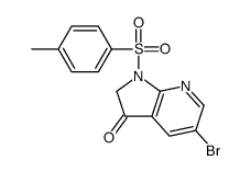 5-bromo-1-(4-methylphenyl)sulfonyl-2H-pyrrolo[2,3-b]pyridin-3-one结构式