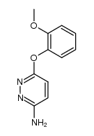 6-(2'-methoxyphenoxy)pyridazin-3-amine结构式