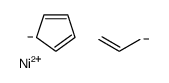ALLYL(CYCLOPENTADIENYL)NICKEL(II) structure