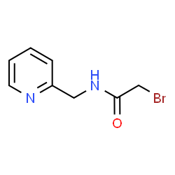 2-bromo-N-(pyridin-2-ylmethyl)acetamide(SALTDATA: HCl)结构式