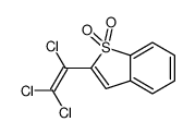 2-(1,2,2-trichloroethenyl)-1-benzothiophene 1,1-dioxide结构式