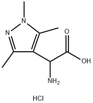 2-Amino-2-(trimethyl-1H-pyrazol-4-yl)acetic Acid Dihydrochloride structure