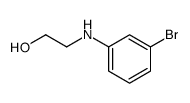 2-(3-bromoanilino)ethanol结构式