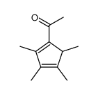 Ethanone, 1-(2,3,4,5-tetramethyl-1,3-cyclopentadien-1-yl)- (9CI)结构式