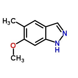 6-Methoxy-5-methyl-1H-indazole结构式