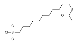 S-(11-trichlorosilylundecyl) ethanethioate结构式