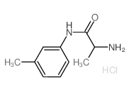 2-Amino-N-(3-methylphenyl)propanamide hydrochloride结构式