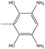 1,3-Benzenediol,4,6-diaMino-2-Methyl-结构式