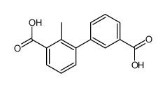 3-(3-carboxyphenyl)-2-methylbenzoic acid结构式