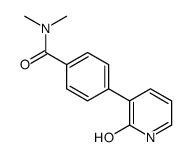 N,N-dimethyl-4-(2-oxo-1H-pyridin-3-yl)benzamide结构式