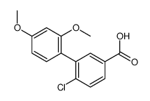 4-chloro-3-(2,4-dimethoxyphenyl)benzoic acid Structure