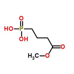 (4-Methoxy-4-oxobutyl)phosphonic acid结构式