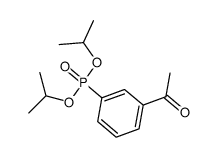 diisopropyl (3-acetylphenyl)phosphonate Structure