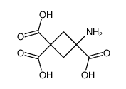 1,1,3-Cyclobutanetricarboxylicacid,3-amino-(9CI)结构式