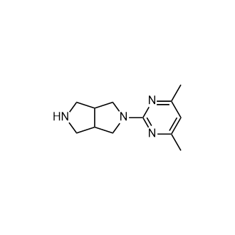 2-(4,6-Dimethylpyrimidin-2-yl)octahydropyrrolo[3,4-c]pyrrole Structure