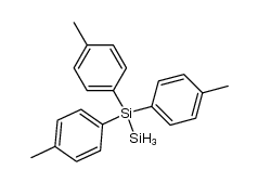 (p-Tol)3SiSiH3 Structure