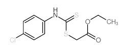 Acetic acid,2-[[[(4-chlorophenyl)amino]thioxomethyl]thio]-, ethyl ester picture