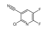 2-Chloro-5,6-difluoronicotinonitrile structure