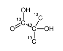 2-hydroxy-2-methylpropanoic acid结构式