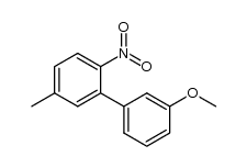 3'-methoxy-5-methyl-2-nitrobiphenyl Structure