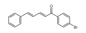 1-(4-bromophenyl)-5-phenylpenta-2,4-dien-1-one Structure