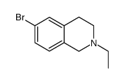 6-溴-2-乙基-1,2,3,4-四氢异喹啉结构式