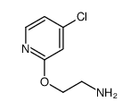 2-(4-chloropyridin-2-yl)oxyethanamine结构式