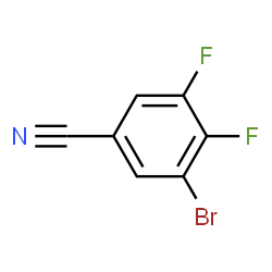 3-bromo-4,5-difluorobenzonitrile Structure