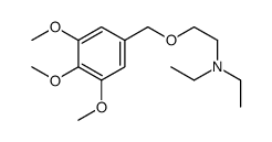 N,N-diethyl-2-[(3,4,5-trimethoxyphenyl)methoxy]ethanamine Structure