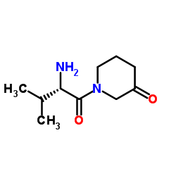 1-(L-Valyl)-3-piperidinone Structure