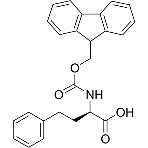 Fmoc-D-HomoPhe-OH structure