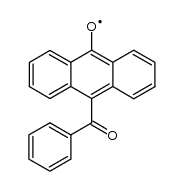 9-benzoyl-10-anthryloxy radical结构式