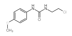 Urea,N-(2-chloroethyl)-N'-[4-(methylthio)phenyl]- Structure
