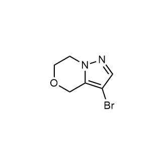 3-Bromo-6,7-dihydro-4H-pyrazolo[5,1-c][1,4]oxazine Structure