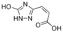 (2Z)-3-(5-Hydroxy-1H-1,2,4-triazol-3-yl)acrylic acid Structure