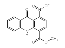 Methyl 1-nitro-9-oxo-4-acridinecarboxylate Structure