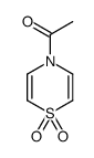 1-(1,1-dioxo-1,4-thiazin-4-yl)ethanone Structure