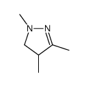 1,3,4-Trimethyl-2-pyrazoline结构式