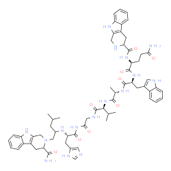 bombesin(6-14), Tpi(6)-Leu(13)-psi(CH2N)-Tpi(14)- Structure