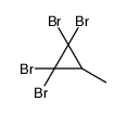 1,1,2,2-tetrabromo-3-methylcyclopropane Structure
