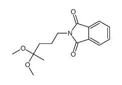 2-(4,4-dimethoxypentyl)isoindole-1,3-dione结构式