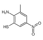 2-amino-3-methyl-5-nitrobenzenethiol Structure