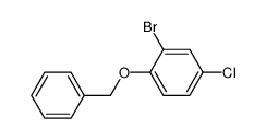 1-(benzyloxy)-2-bromo-4-chlorobenzene结构式