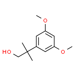2-(3,5-dimethoxyphenyl)-2-methylpropan-1-ol Structure