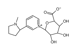 (S)-nicotinium N-α-D-glucosiduronate Structure