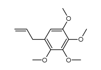 1,2,3,4-tetramethoxy-5-(2-propenyl)-benzene structure